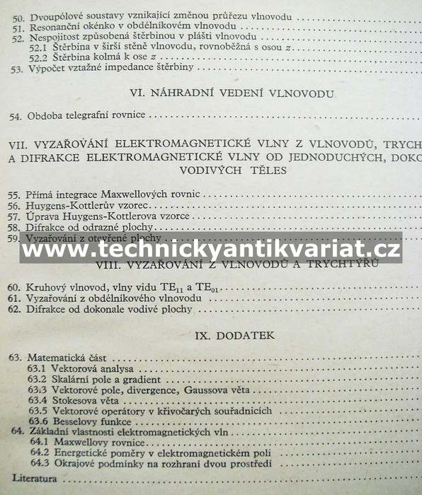 Theoretické základy techniky centimetrových vln - Bohumil Kvasil (1957)