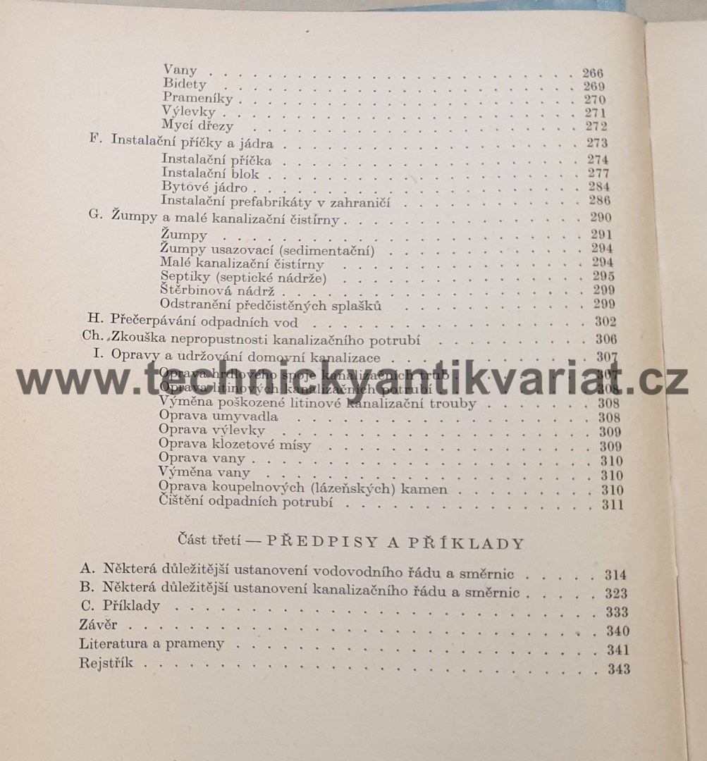 Domovní vodovody a kanalizace - A. Drozd (1961)
