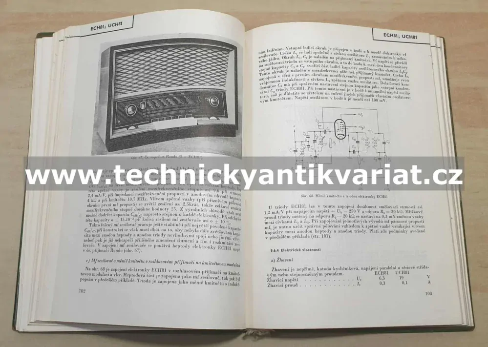 Československé miniaturní elektronky II. Novalové elektronky - Zuzánek, Deutsch (1960)
