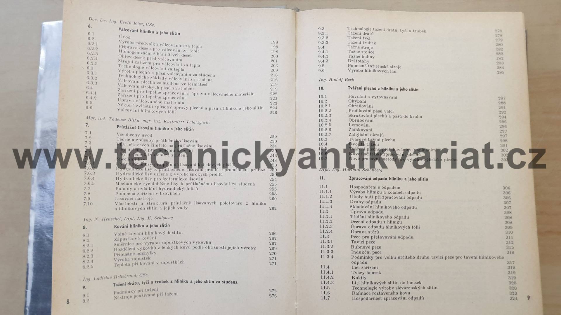 Příručka o hliníku - kolektiv autorů (1969)