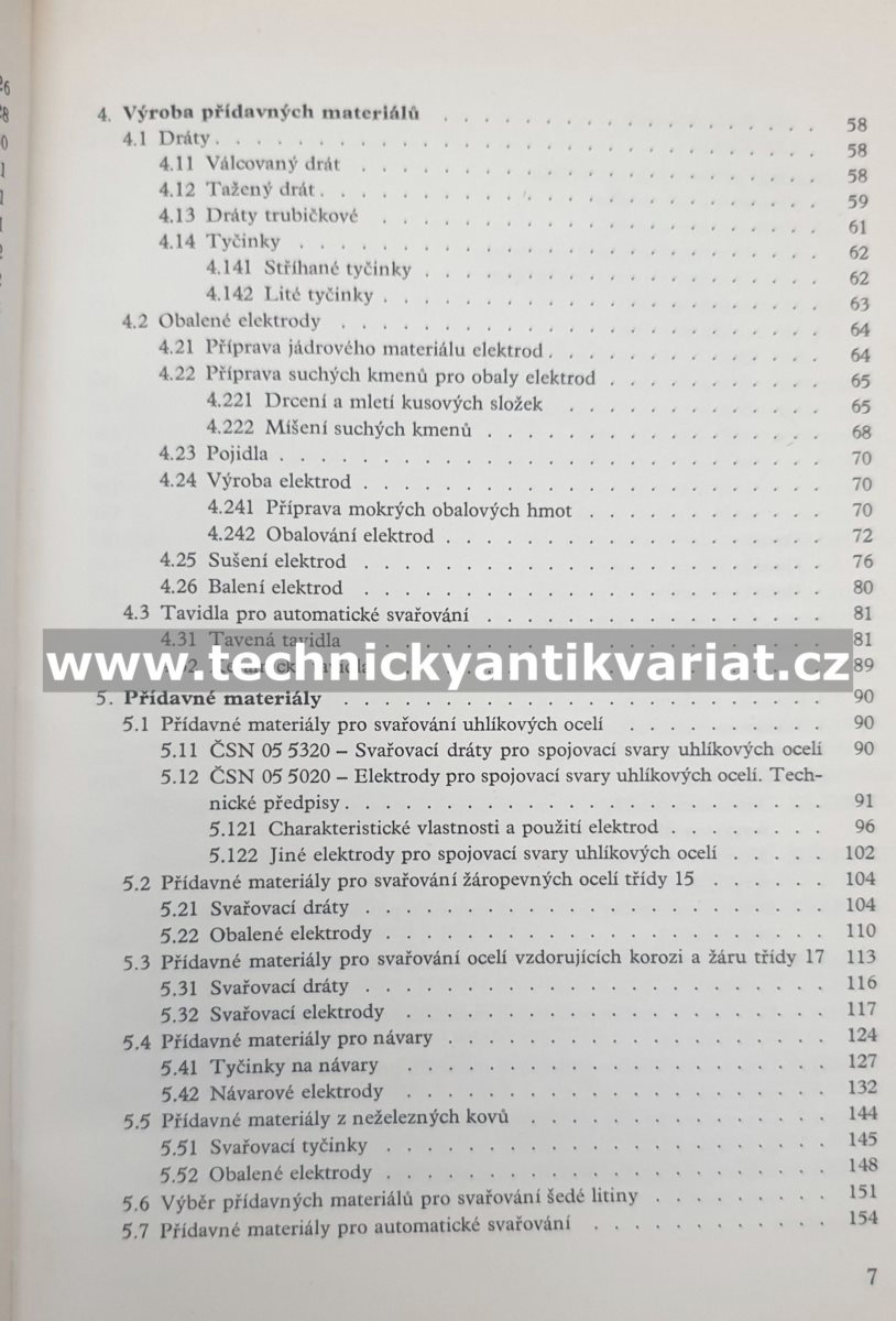 Přídavné materiály pro svařování - Antonín Kleander (1966)