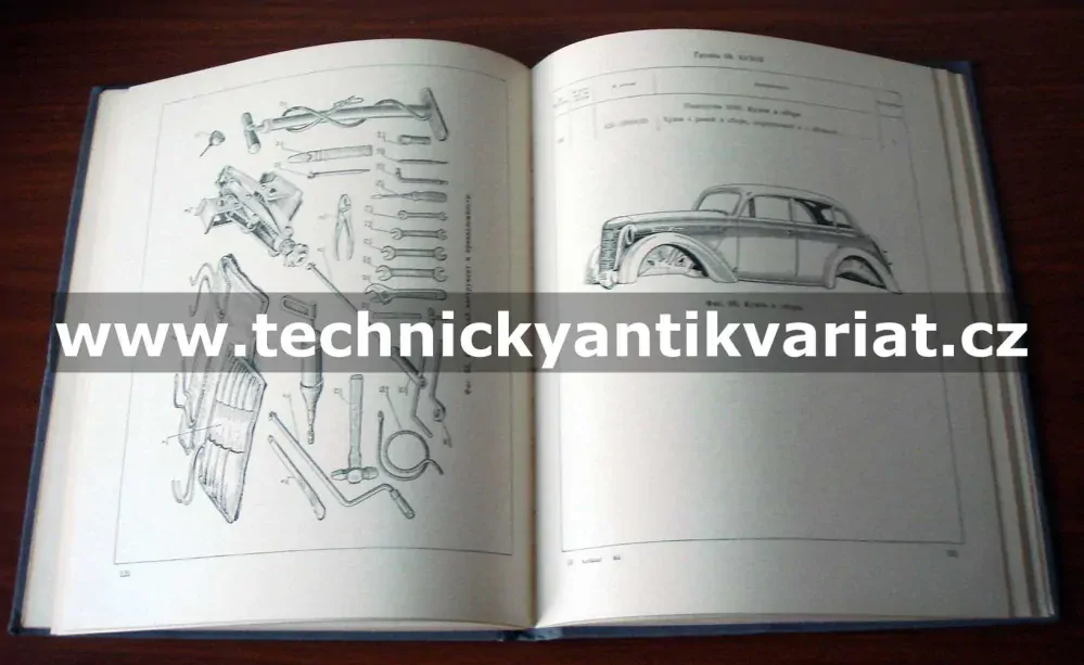 Moskvič 401-420 - katalog náhradních dílů (1954)