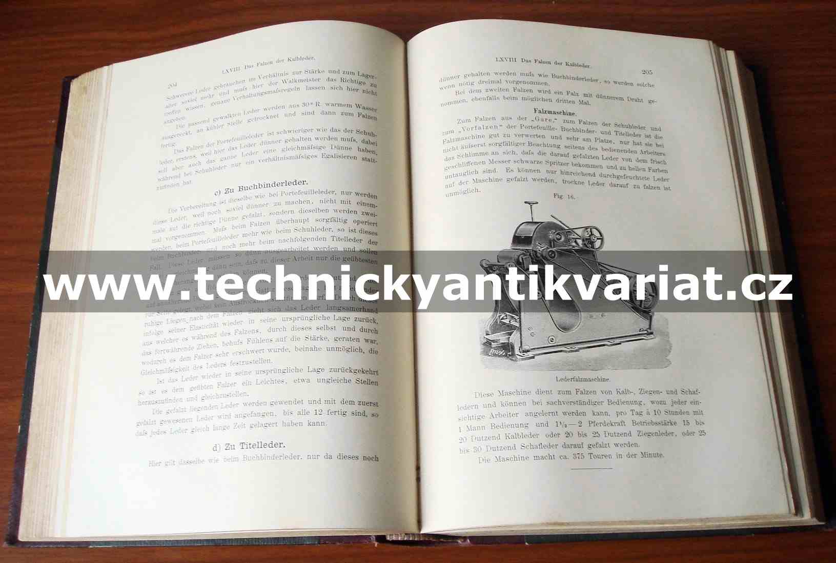 die Feineleder Fabrikation 1901