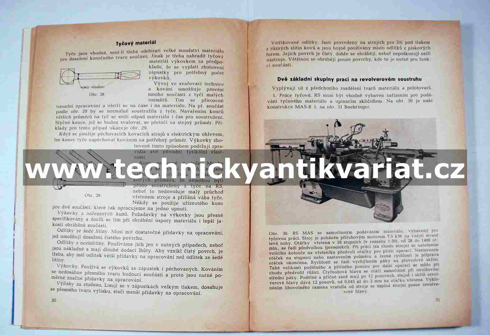 Práce na revolverovém soustruhu