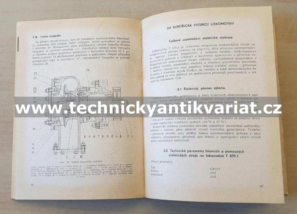 T679.1 Motorová lokomotiva - Václav Pantůček (1971)
