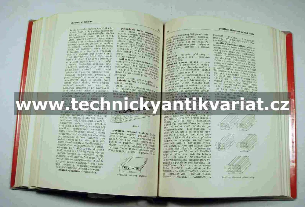 Stavebnicky náučný slovník I. Látky a dílce (1961)