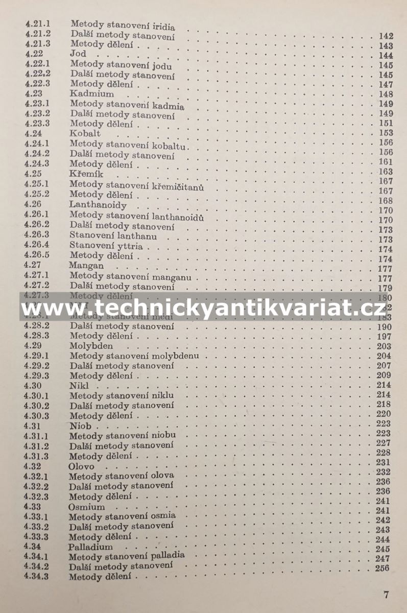 Extrakční spektrofotometrie kovů a nekovů - Miroslav Malát (1988)