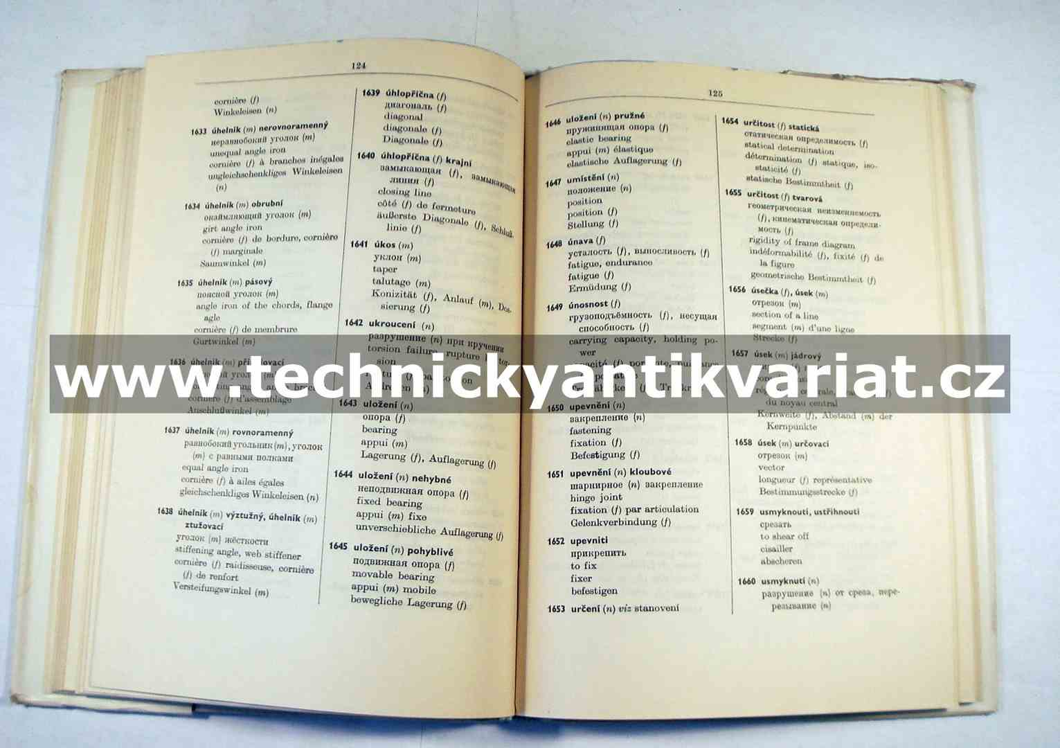 Slovník stavebné mechaniky a příbuzných oborů v pěti řečích