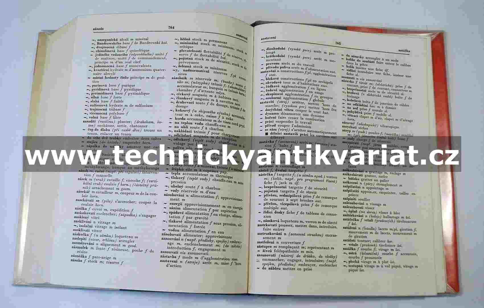 Česko-francouzský technický slovník