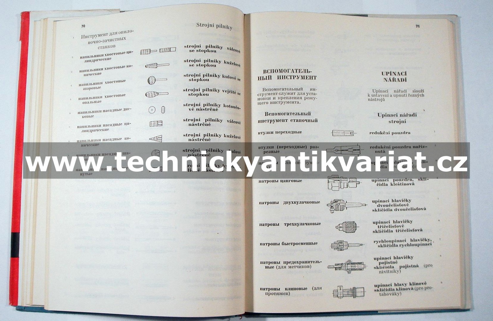 Ruské a české názvosloví ze strojírenské technologie