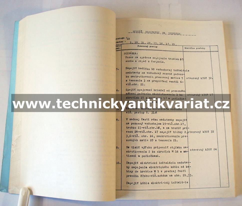 Tatra 815 CAS 16T - Dílenská příručka (1984) POUZE TEXTOVÁ ČÁST!