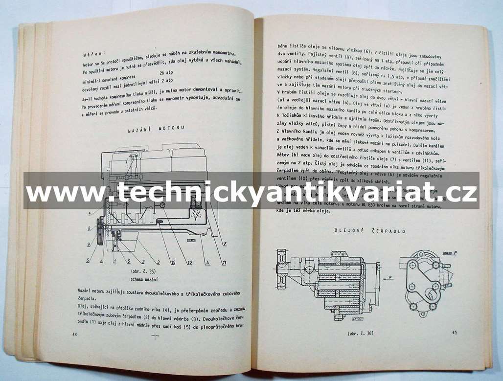 Škoda M630 motor