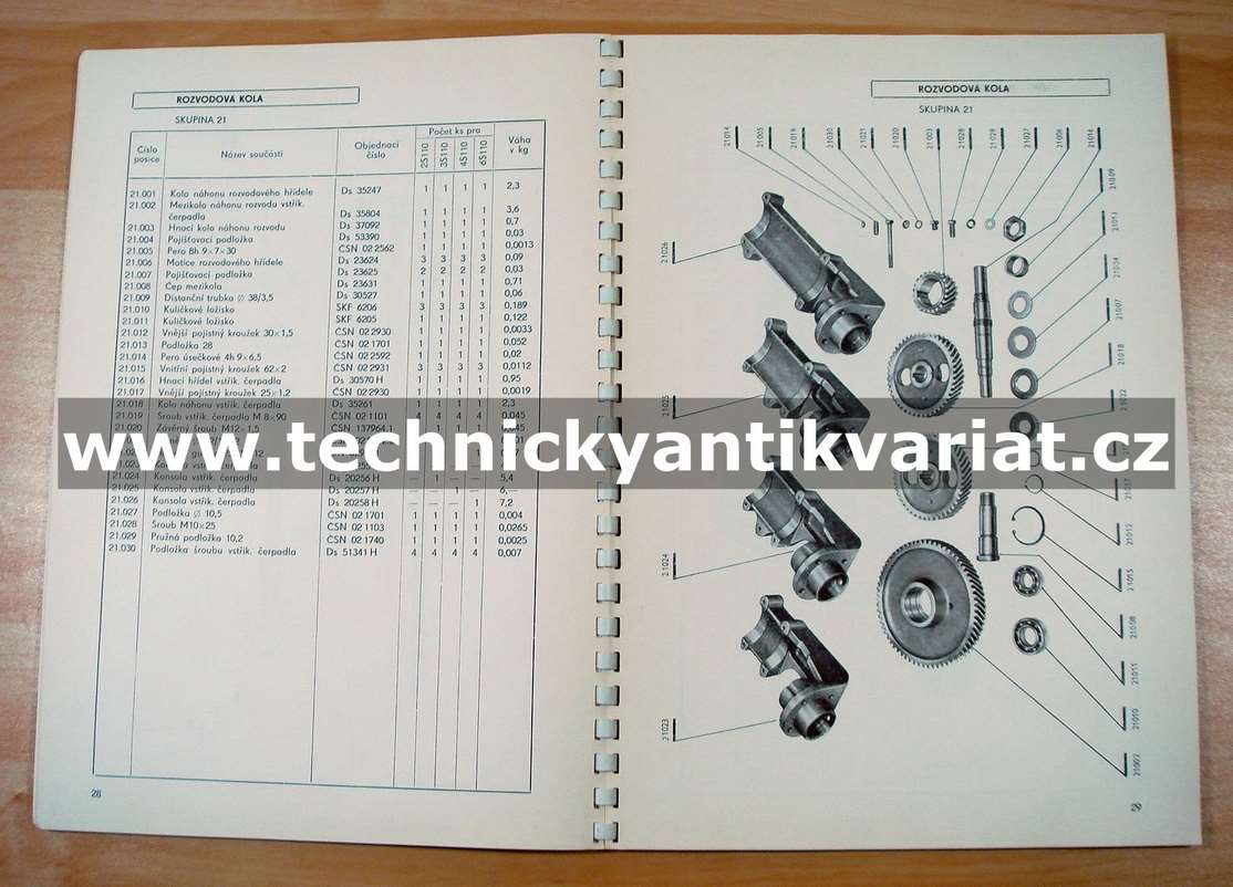 Škoda S110 naftový motor
