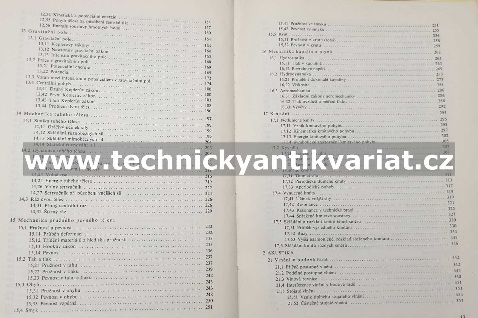 Základy fysiky I. - Klimeš, Pachner, Říman, Sedláček, Tichý (1962)