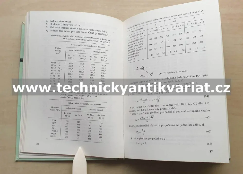 Navrhování venkovních vedení vn a nn - Bureš, Šitina, Václavek (1989)