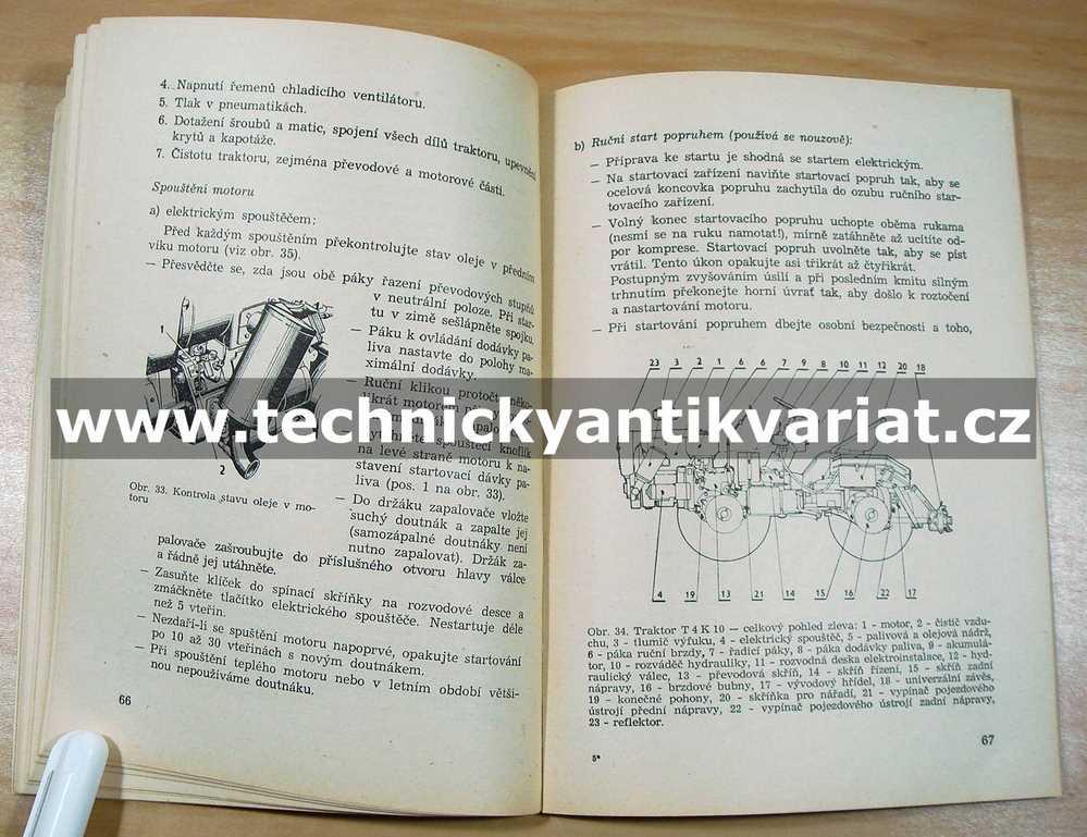 Desatero pro obsluhu kolových a pásových traktorů