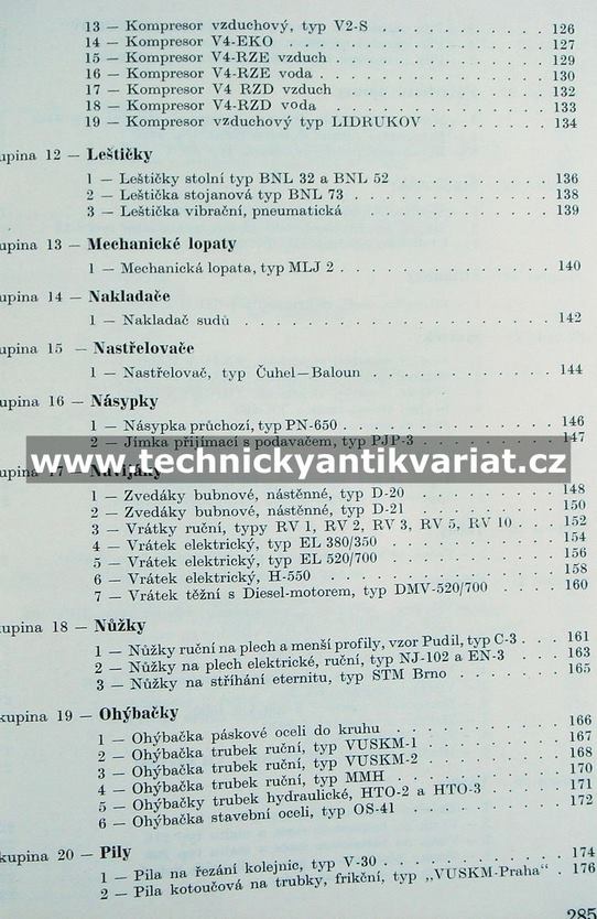 Katalog drobných strojů pro stavebnictví