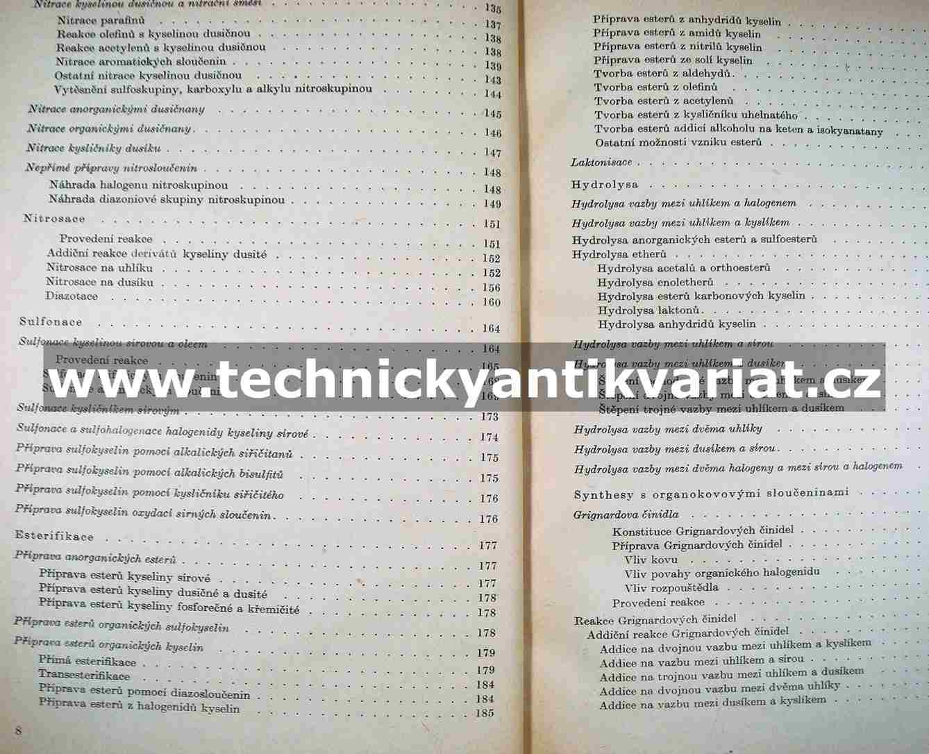Methody preparativní organické chemie