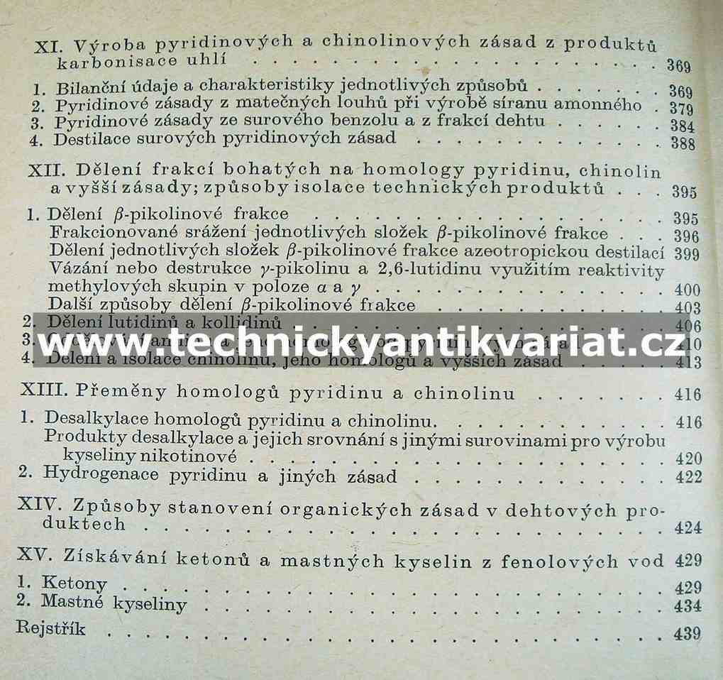 Fenoly a zásady z uhlí - A.Dierichs, R. Kubička (1956)