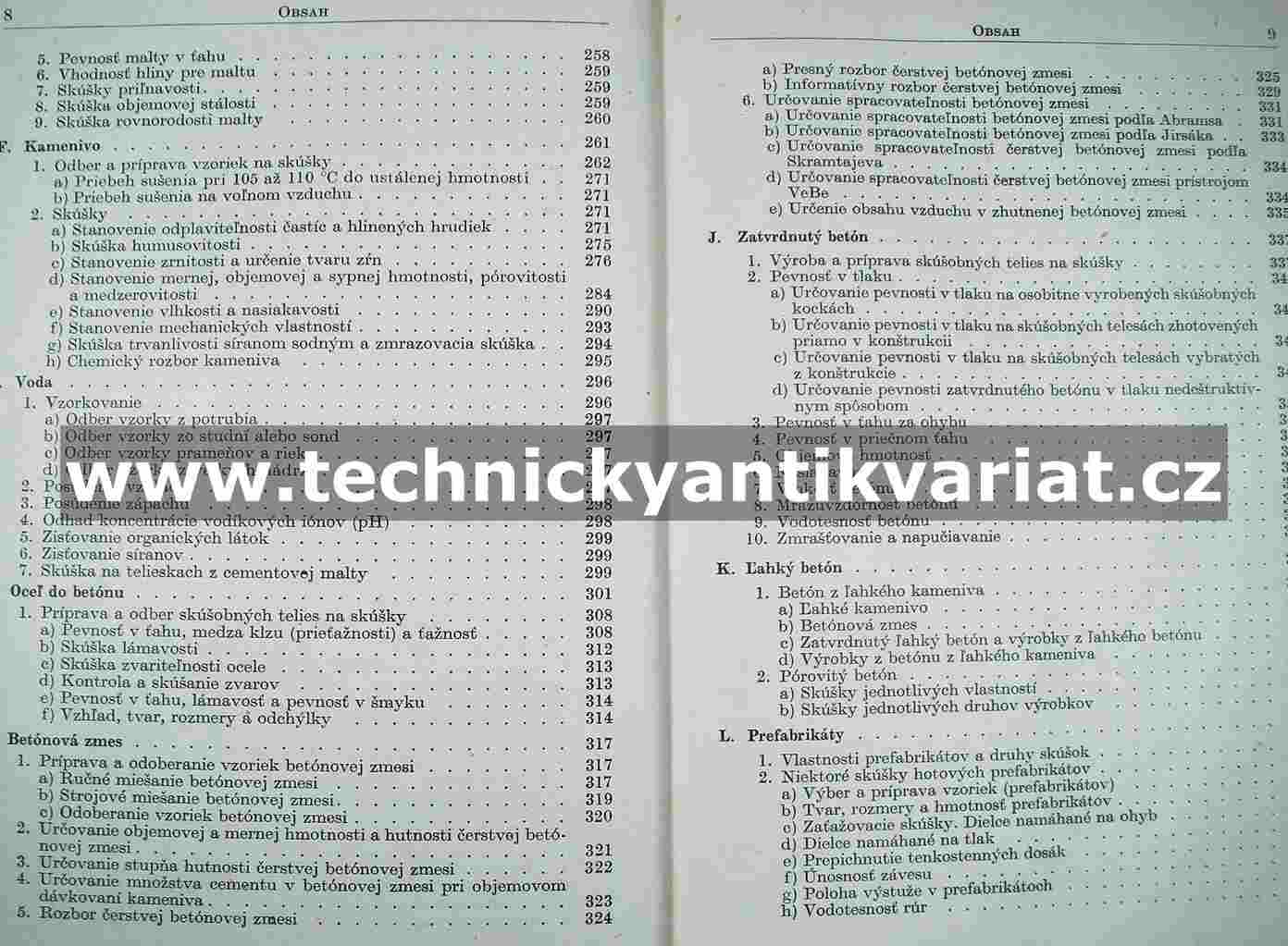 Skúšky stavebných látok a dielcov