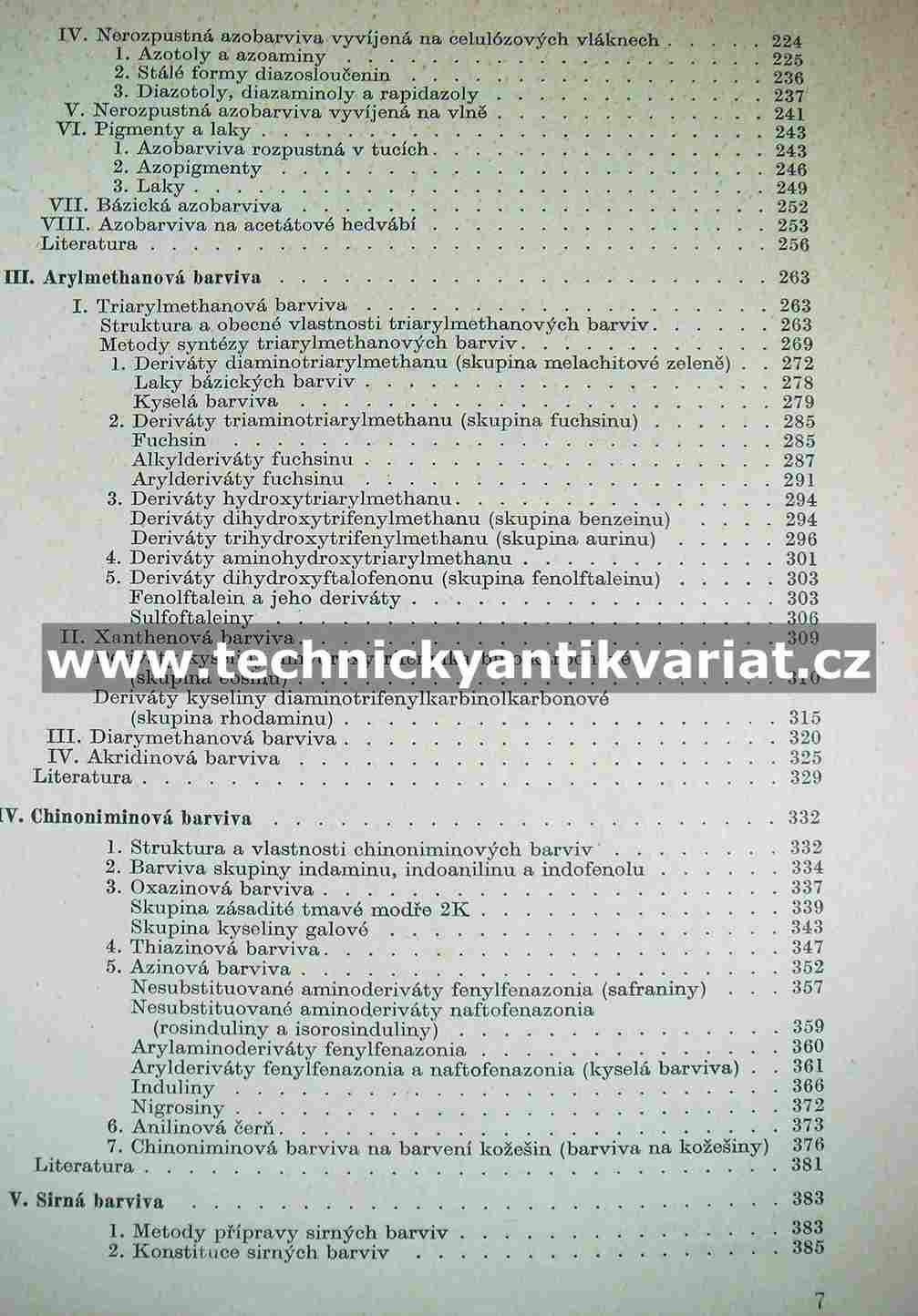 Chemie barviv
