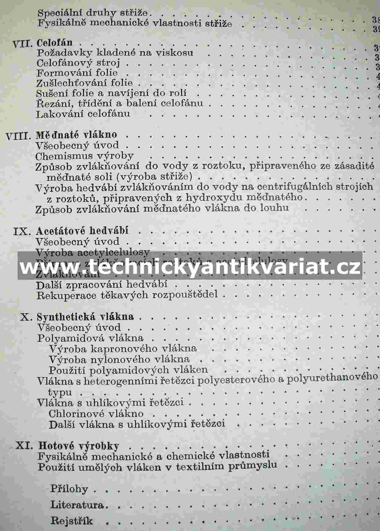 Technologie umělých vláken