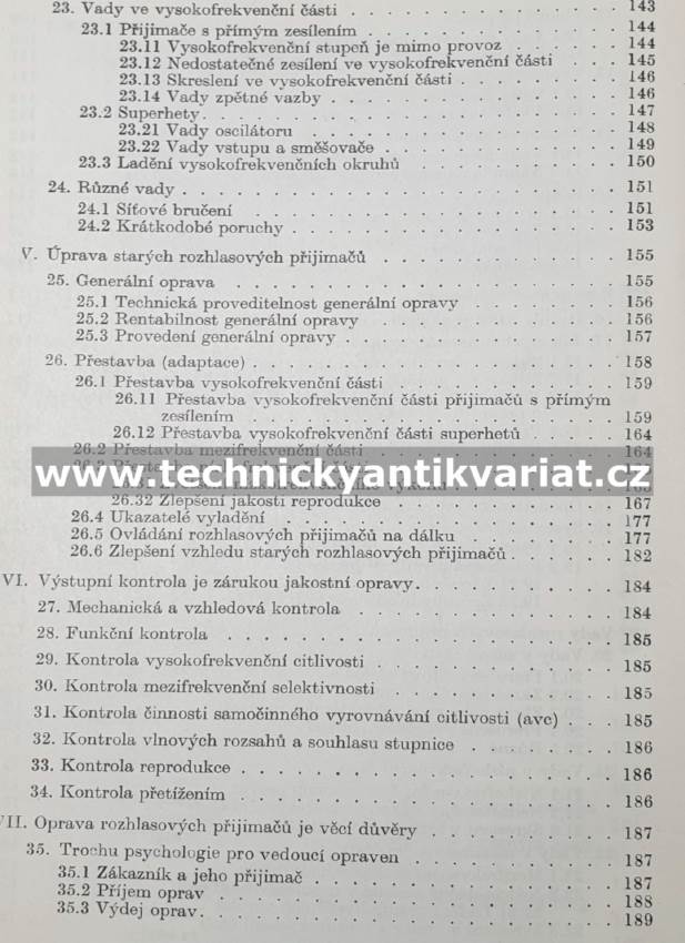 Opravy rozhlasových přijímačů (1957)
