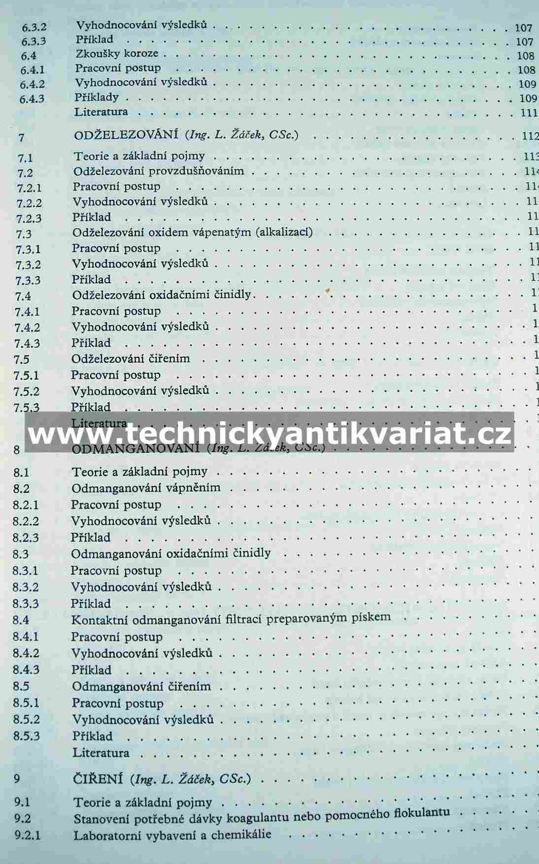 Laboratorní metody v technologii vody - Pitter, Tuček, Chudoba, Žáček (1983)