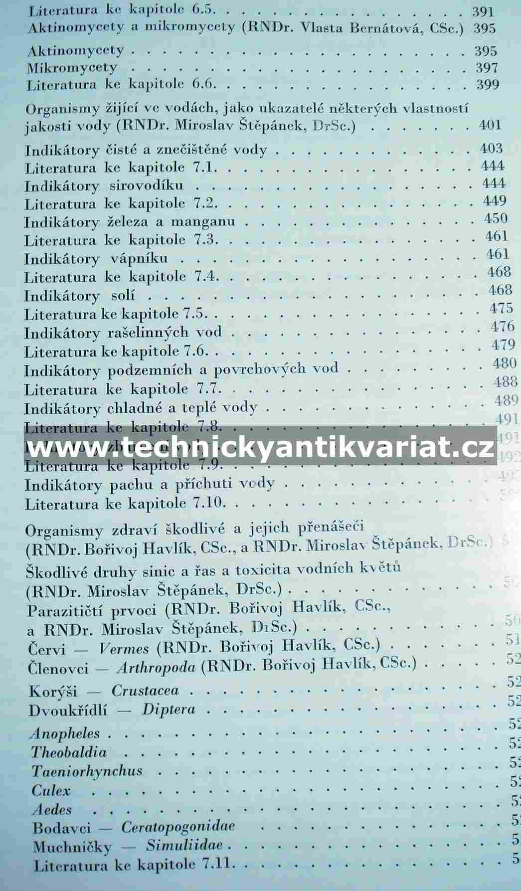 Hygienický význam životních dějů ve vodách