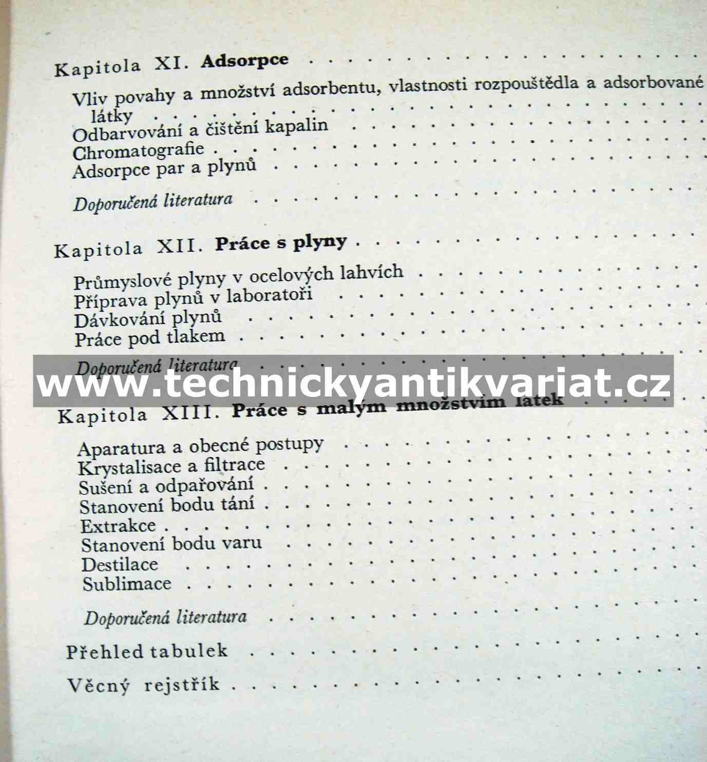 Technika laboratorních prací v organické chemii