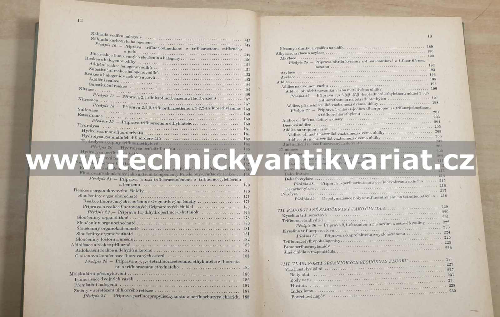 Chemie organických sloučenin fluoru - Miloš Hudlický (1958)