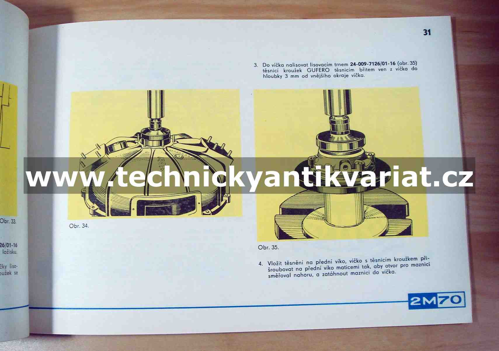 Praga 2M70/II Automatická převodovka - dílenská příručka