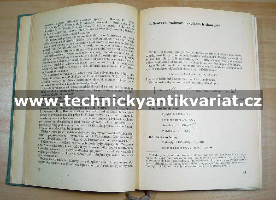 Základy chemie makromolekulárních látek