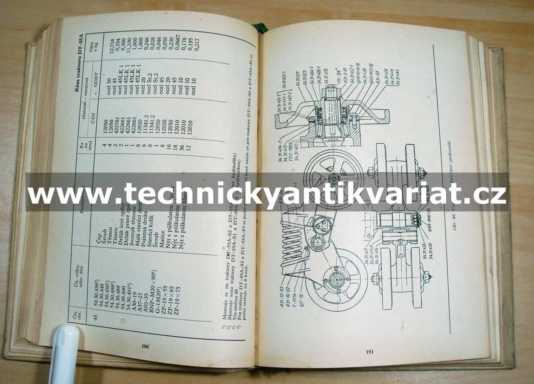 Traktor DT54A, DT55A