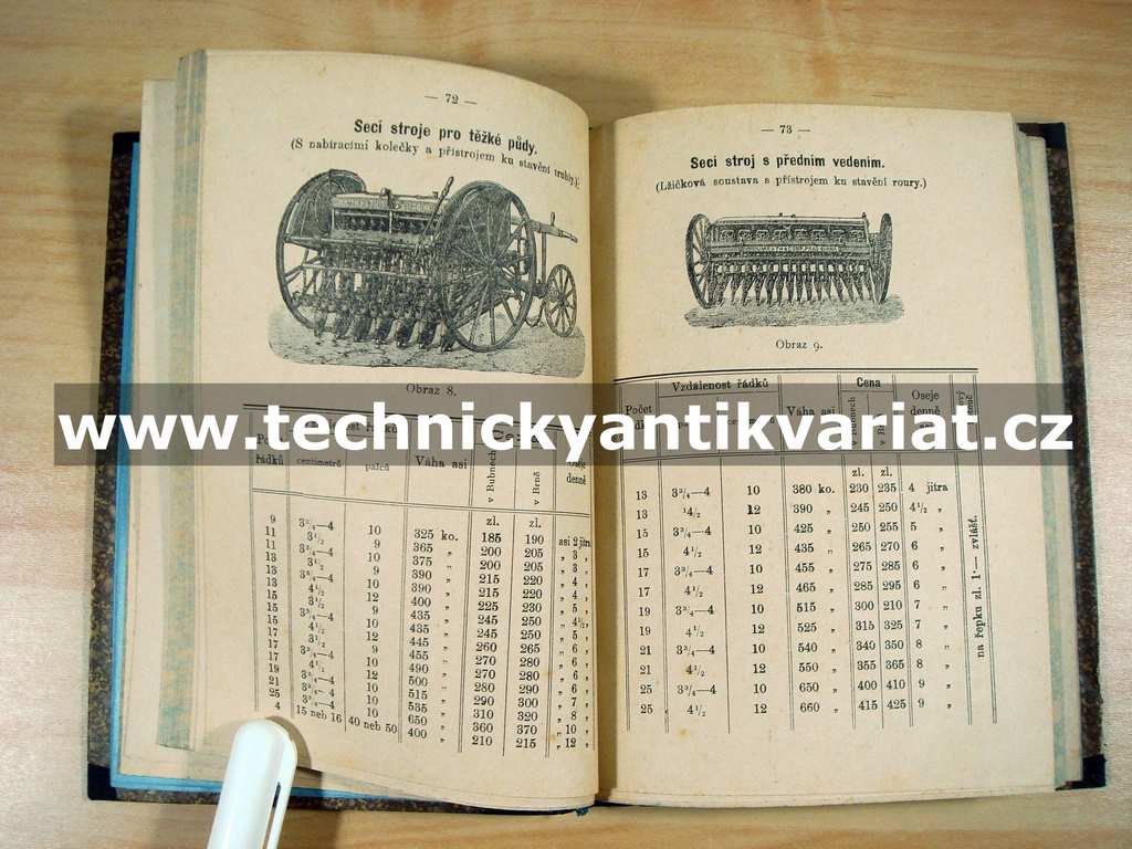 Setí a secí stroje 1891
