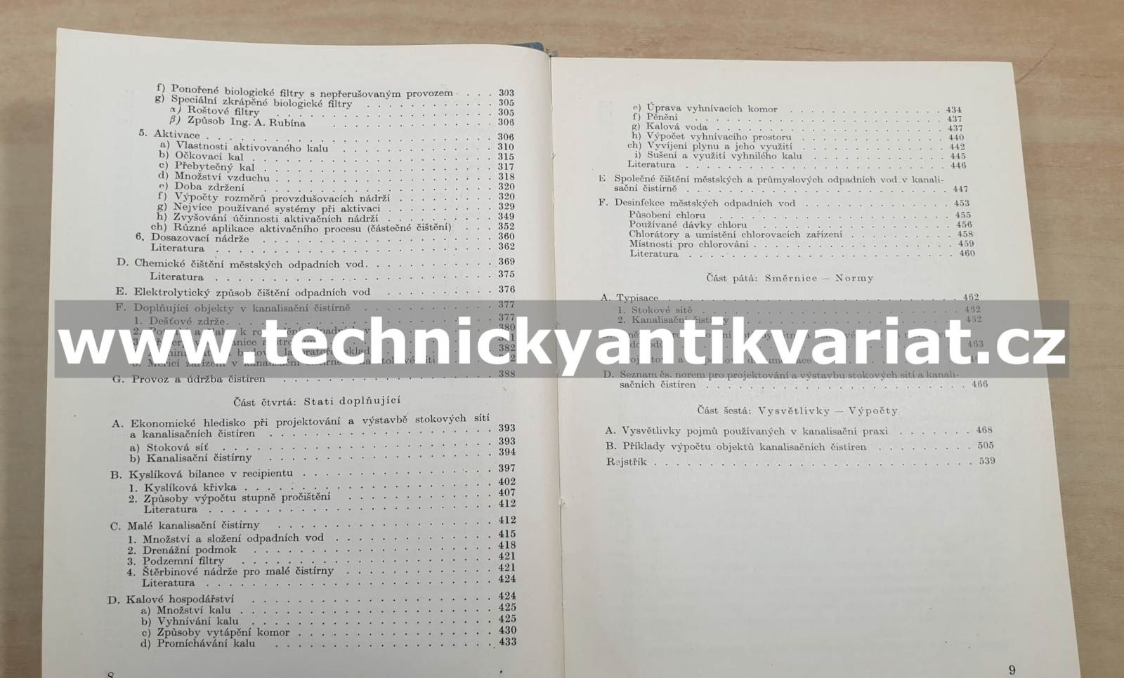Odvodnění měst kanalisace a čistírny - Václav Šticha (1959)