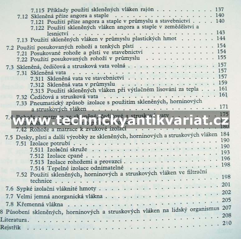 Skleněná, horninová a strusková vlákna - Jan, Lehner (1960)