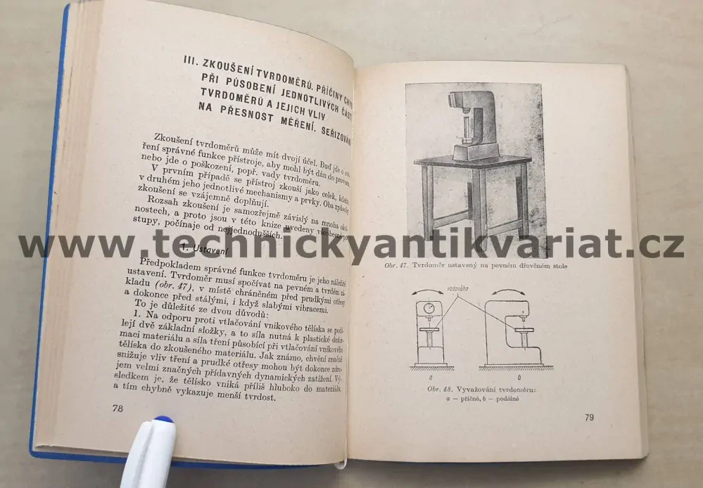 Údržba a opravy tvrdoměrů - S. Katarzynski (1962)