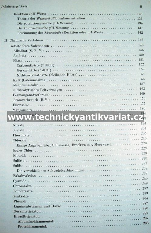 Wasser- Abwasser und Fischereichemie 