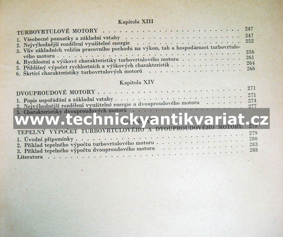 Theorie letadlových proudových motorů