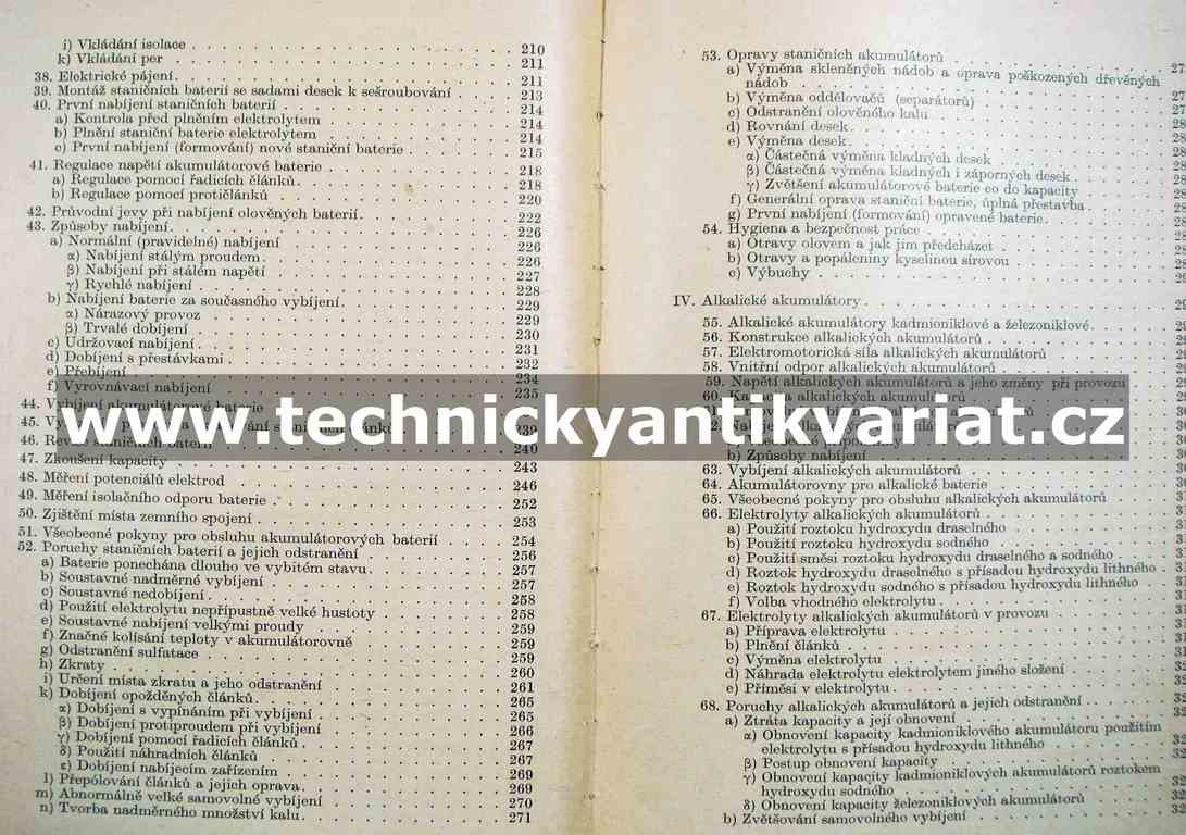 Provoz akomulátorů