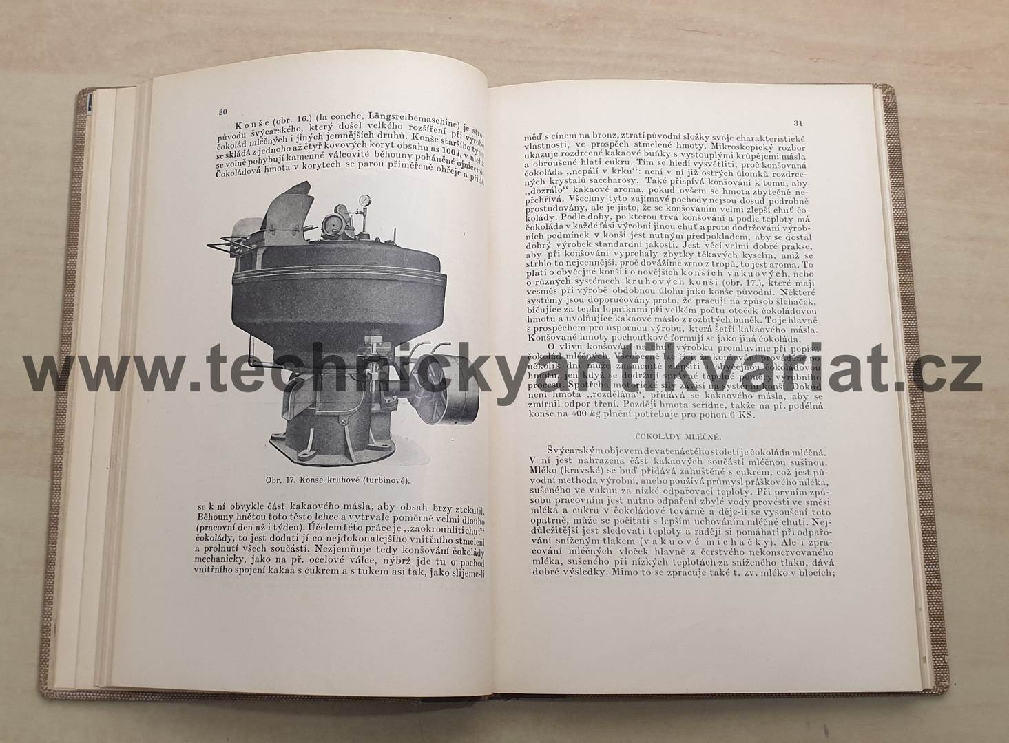 Výroba kakaa a čokolády, cukrovinek, medu - M. Čapek, J. Svoboda (1929)
