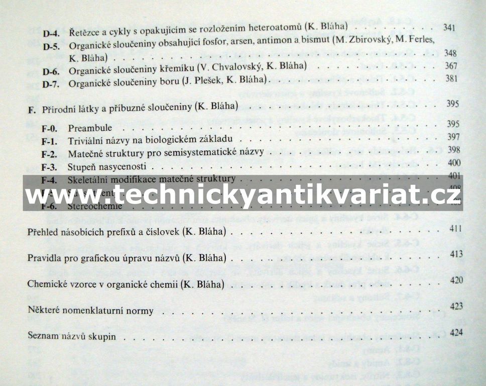 Nomenklatura organické chemie