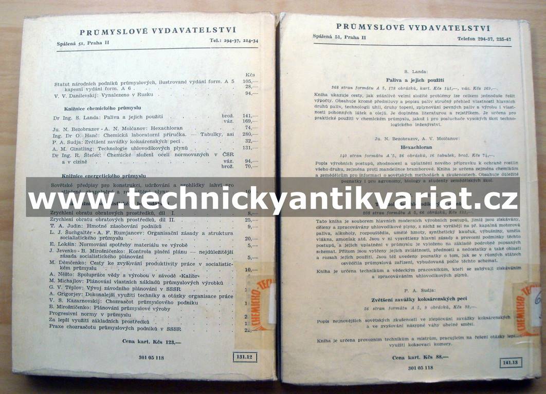Umělé kapalné palivo I.,II.