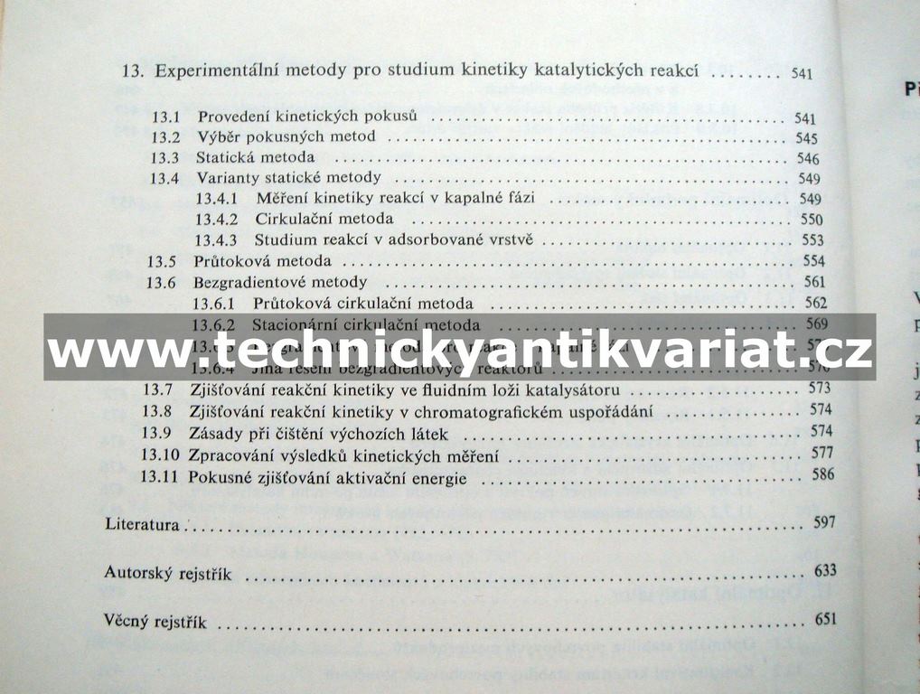 Kinetika heterogenních katalytických reakcí - Beránek, Kraus, Muller, Setínek, Schneider (1969)
