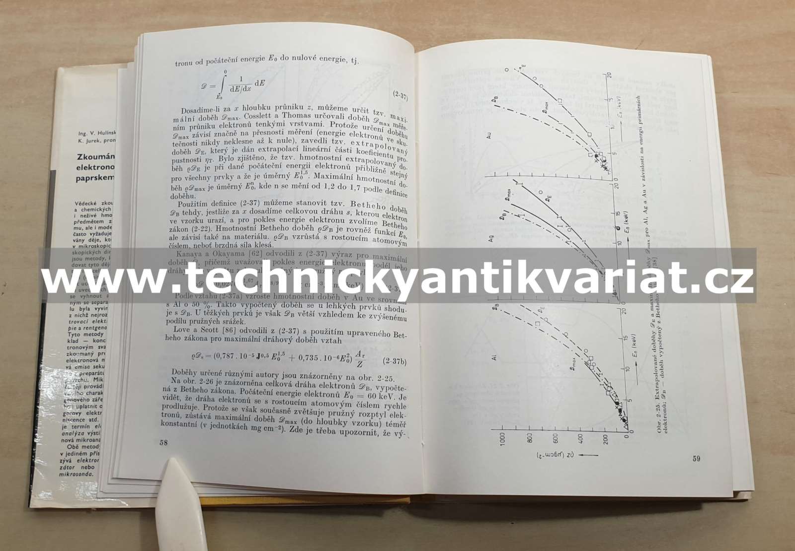Zkoumání látek elektronkovým paprskem - Hulínský, Jurek (1982)