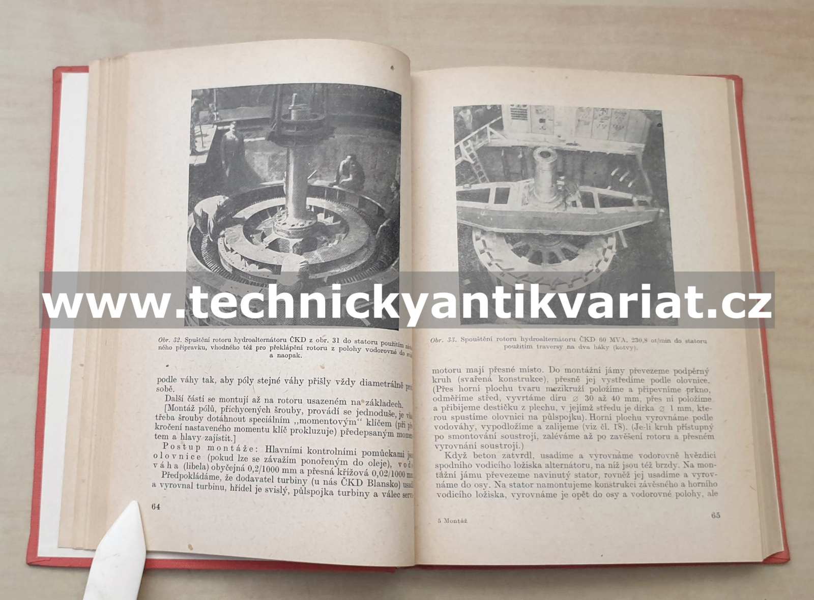Montáž, provoz a údržba asynchronních a synchronních strojů - Brand, Hrbek (1959)