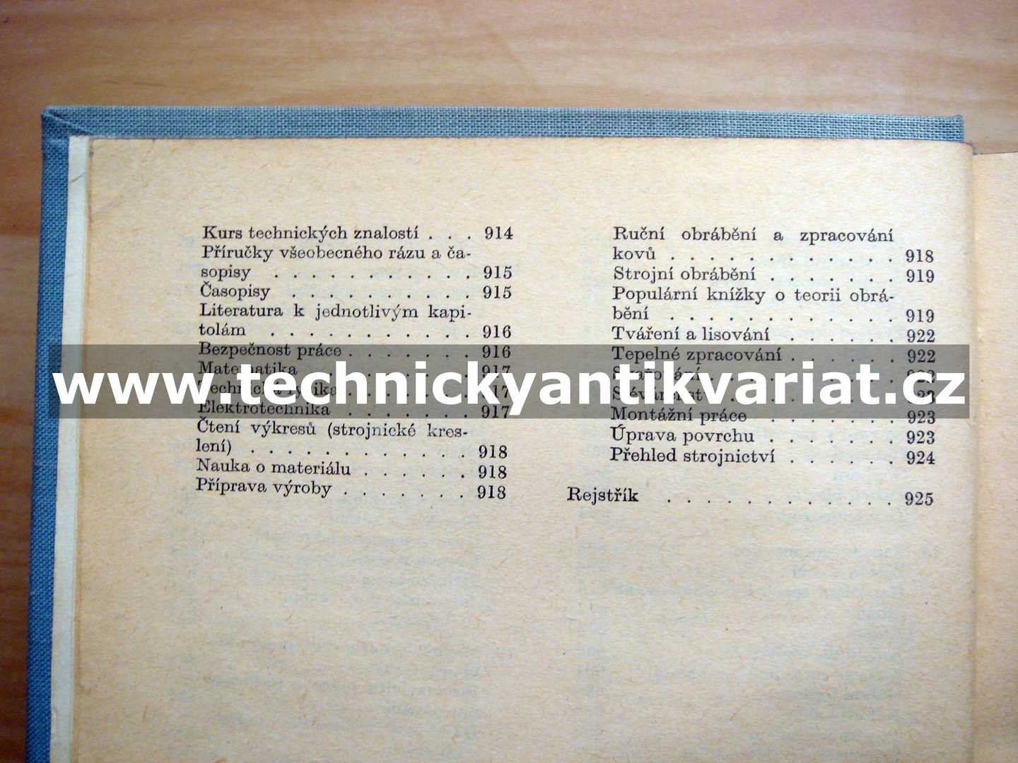 Základní učebnice pro pracující v kovoprůmyslu