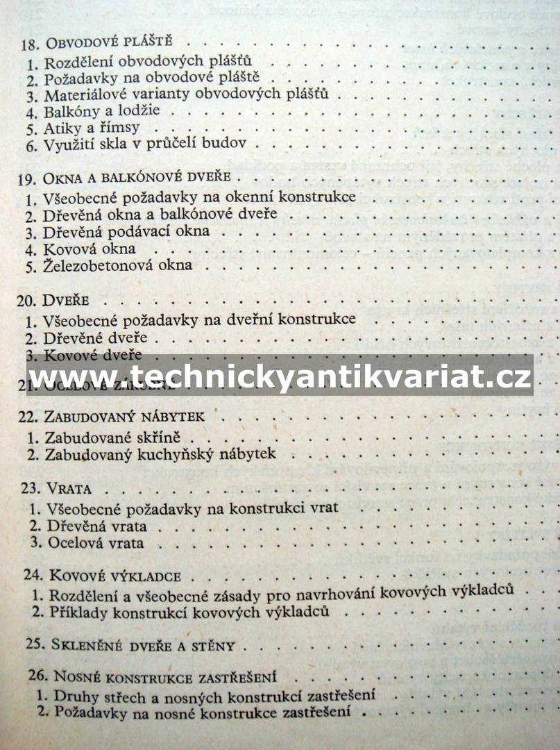 Konstrukce pozemních staveb I.II. (1971)