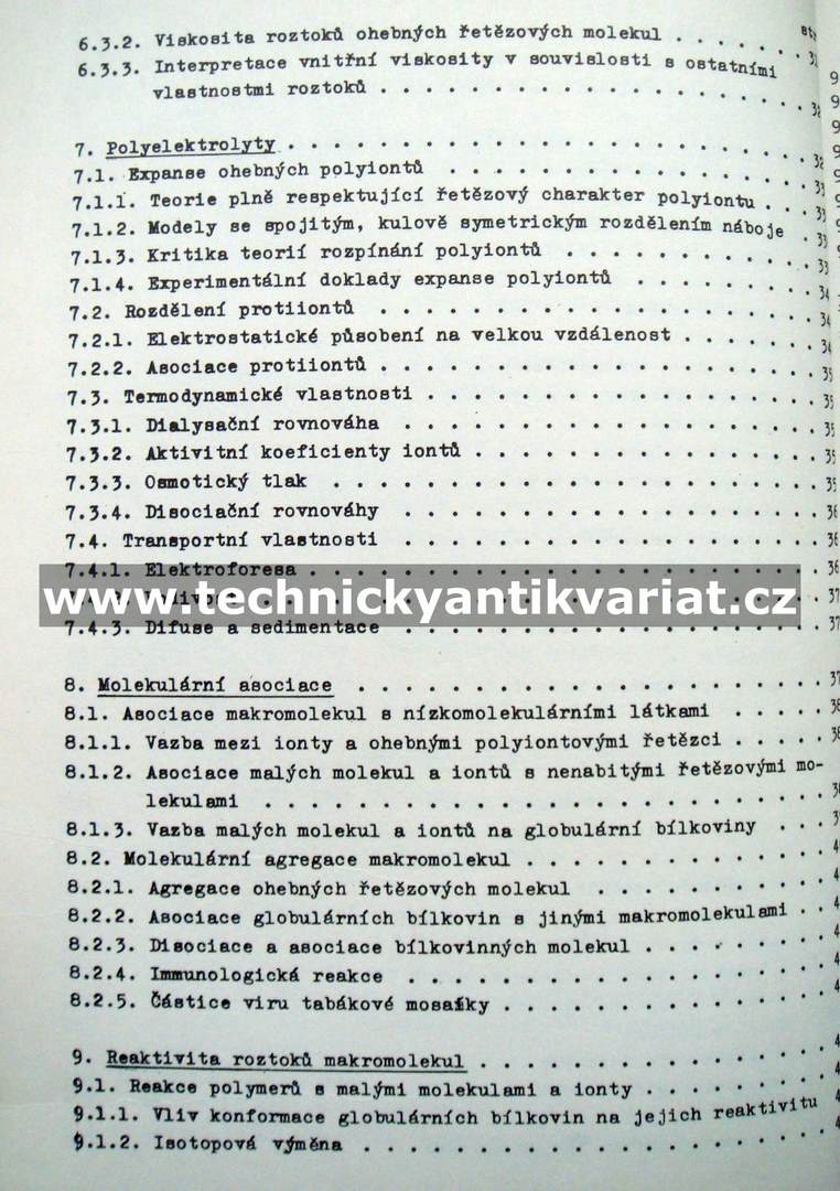 Chování makromolekul v roztoku